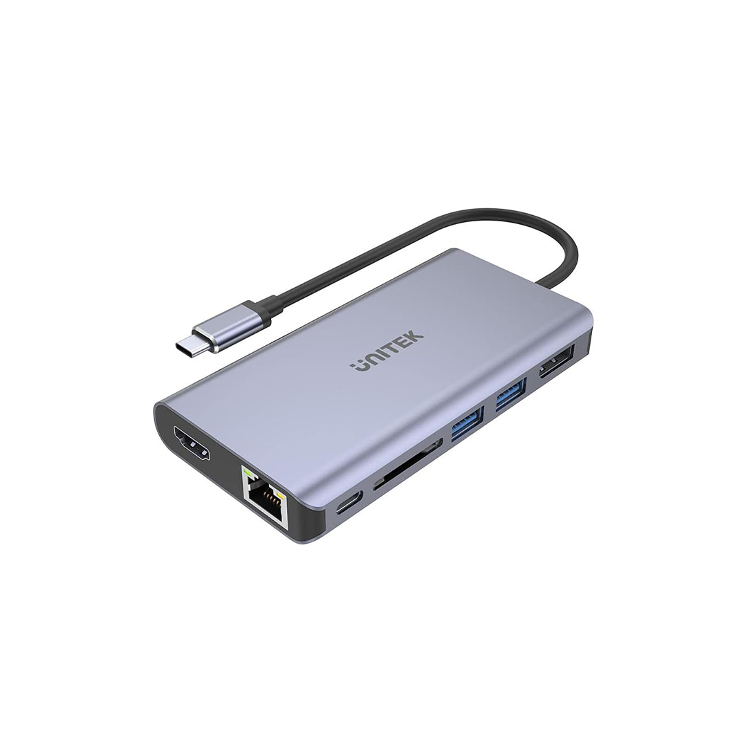 Unitek uHUB S7+ 7-in-1 USB-C Ethernet Hub with Dual Monitor Support Unitek uHUB S7+ 7-in-1 USB-C Ethernet Hub with Dual Monitor Support